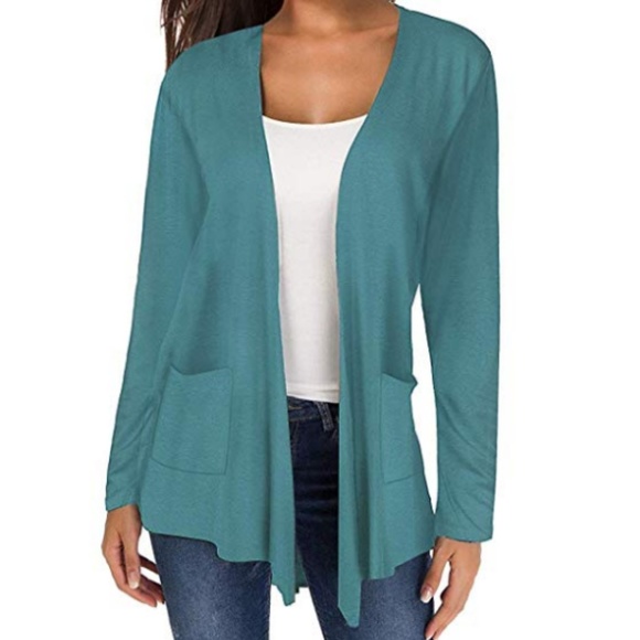 Sweaters - Asymmetrical Long Sleeve Cardigan